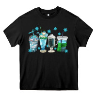 Black winter coffee cup Heavy Core Tee - texasbilliewilder