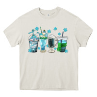 Cream winter coffee cup Heavy Core Tee - texasbilliewilder