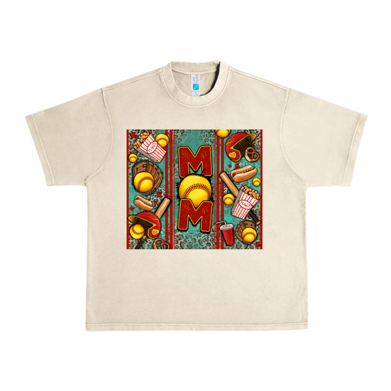 Softball Mom Urban Heavy Tee by Jasminsmagicworld | Teevron