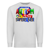 Dove Grey autism is my superpower Premium Sweatshirt - AdoDesignShop