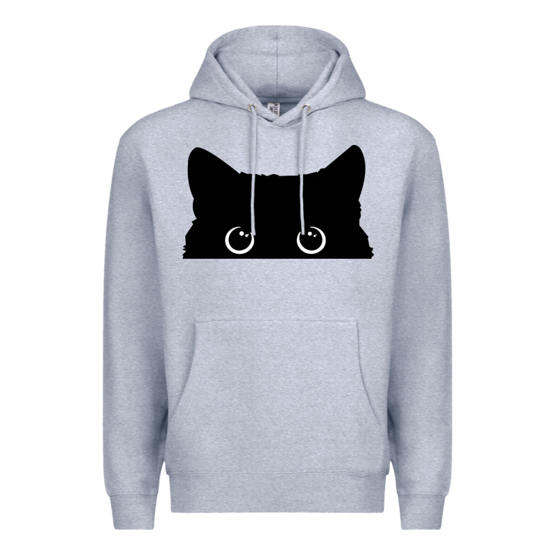 Peeking Cat Premium Hoodie by maiPhamDesign | Teevron