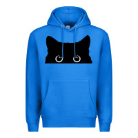 True Royal Peeking Cat Premium Hoodie - maiPhamDesign