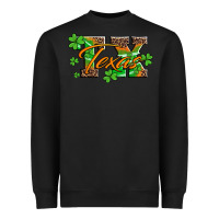 Black st patricks day texas Heavyweight Sweatshirt - Artiststas