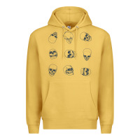 Antique Gold Skulls Premium Hoodie - maiPhamDesign