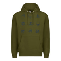 Army Green Skulls Premium Hoodie - maiPhamDesign