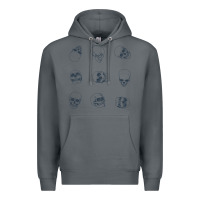Rock Skulls Premium Hoodie - maiPhamDesign