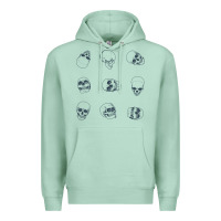 Seafoam Skulls Premium Hoodie - maiPhamDesign