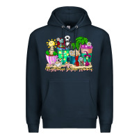 Navy nightmare before summer coffee cups Premium Hoodie - CowhideDigitalArt