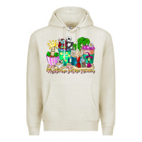 Oatmeal Heather nightmare before summer coffee cups Premium Hoodie - CowhideDigitalArt