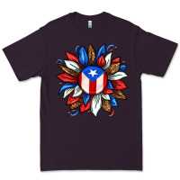 Plum puerto rico sunflower Premium Tee - texasbilliewilder