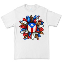 White puerto rico sunflower Premium Tee - texasbilliewilder