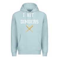 Blue Mist i hit dingers baseball Premium Hoodie - maiPhamDesign