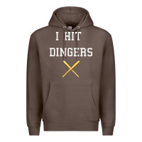 Coffee i hit dingers baseball Premium Hoodie - maiPhamDesign