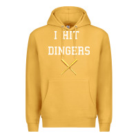 Mustard i hit dingers baseball Premium Hoodie - maiPhamDesign