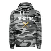 Slate Camo i hit dingers baseball Premium Hoodie - maiPhamDesign