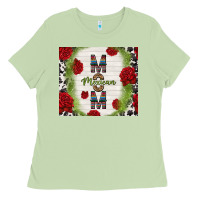 Matcha mexican mom with roses Ladies Tee - TumblerDesignByShophia