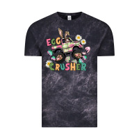 Cloud Black Egg crusher monster truck Vintage Tee - CowGirlArtShop