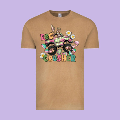 Egg Crusher Monster Truck Vintage Tee Designed By Cowgirlartshop