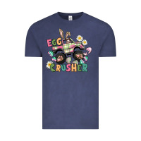 Vintage Denim Egg crusher monster truck Vintage Tee - CowGirlArtShop