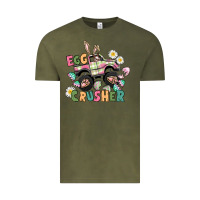 Vintage Olive Egg crusher monster truck Vintage Tee - CowGirlArtShop