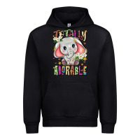 Black totally adorable Urban Hoodie - JahusDesignShop