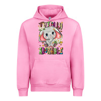 Fuchsia Pink totally adorable Urban Hoodie - JahusDesignShop