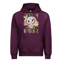 Mauve Wine totally adorable Urban Hoodie - JahusDesignShop