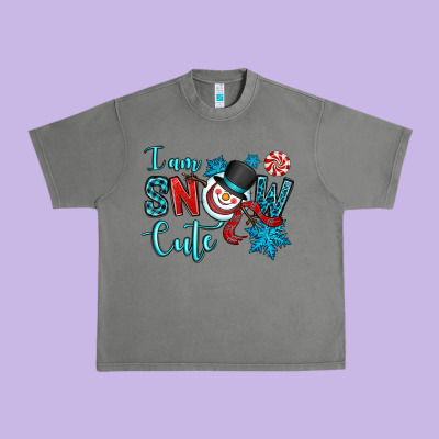I Am Snow Cute Urban Heavy Tee Designed By Oliviacreatesart