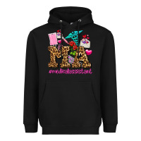 Black valentines day m a medical assistant Heavyweight Hoodie - AdoDesignShop