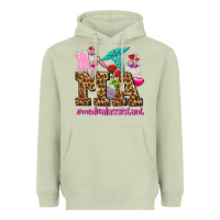 Matcha valentines day m a medical assistant Heavyweight Hoodie - AdoDesignShop