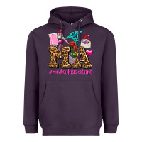 Plum valentines day m a medical assistant Heavyweight Hoodie - AdoDesignShop
