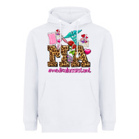 White valentines day m a medical assistant Heavyweight Hoodie - AdoDesignShop