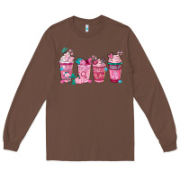 Chestnut Breast Cancer Coffee Cups Long Sleeve Tee - FaDigitalArtStudio