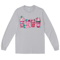 Moon Dust Breast Cancer Coffee Cups Long Sleeve Tee - FaDigitalArtStudio