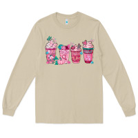 Mushroom Breast Cancer Coffee Cups Long Sleeve Tee - FaDigitalArtStudio