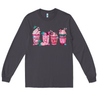 Smoke Breast Cancer Coffee Cups Long Sleeve Tee - FaDigitalArtStudio