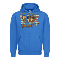 True Royal all you need is love coffee Zipper Hoodie - BarkalooDesign