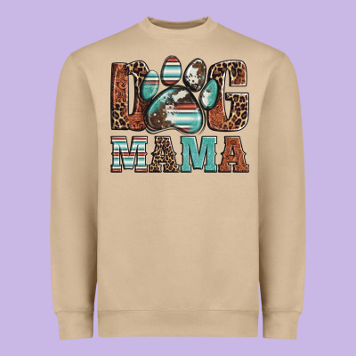 Dog Mama Heavyweight Sweatshirt Designed By Artiststas