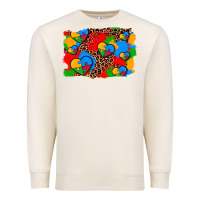Sandshell autism heart background Premium Sweatshirt - AdoDesignShop