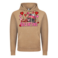 Vintage Coffee Hello Valentine Valentine's Day truck Vintage Hoodie - FaDigitalArtStudio