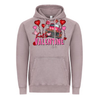 Vintage Zinc Hello Valentine Valentine's Day truck Vintage Hoodie - FaDigitalArtStudio