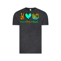 Vintage Black peace love beach Vintage Tee - Jasminsmagicworld