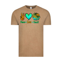 Vintage Coffee peace love beach Vintage Tee - Jasminsmagicworld