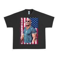 Pigment Black Dwayne The Rock Johnson Men Gift Urban Heavy Tee - maiPhamDesign