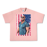 Salmon Dwayne The Rock Johnson Men Gift Urban Heavy Tee - maiPhamDesign