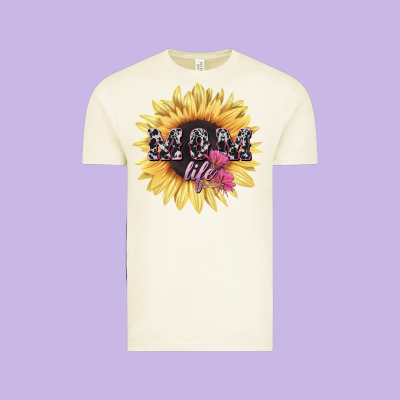 Mom Life Sunflower Mother's Day Vintage Tee Designed By Howdyjamesfarm
