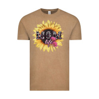 Vintage Coffee Mom life sunflower mother's day Vintage Tee - HowdyJamesFarm