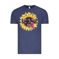 Vintage Denim Mom life sunflower mother's day Vintage Tee - HowdyJamesFarm