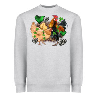 Heather Grey st patricks day coop animals Heavyweight Sweatshirt - Artiststas