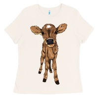 Bone Baby cow Ladies Tee - HowdyJamesFarm